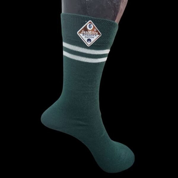 Bottal green white striped