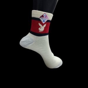 Combed cotton ankle foot grip socks